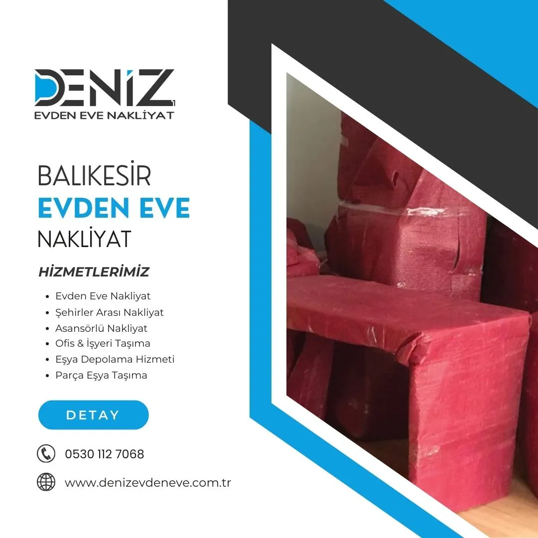 Balıkesir Evden Eve Nakliyat